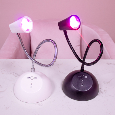 لامپ LED شارژ UV OEM 48 واتی لامپ خشک کن ناخن با حرارت کم 360 درجه قابل چرخش
