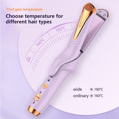آرایش موهای قابل حمل 2 در 1 صاف کننده مو و آرایشگر دمای LED بدون سیم سیرامیک مراقبت از مو و استایل آهن
