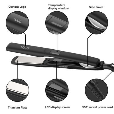 ETL 2.5M بند برقی سرامیک مو صاف کننده مو مخصوص فرهای برچسب خصوصی