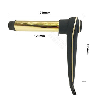 حلقه موی حرفه ای 1 اینچ موی برقی طلای 24k برای ماندگاری طولانی