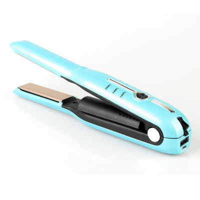 Blue Compact 110-220V Cordless Hair Straighteners Hair Straighteners 60W طراحی دم